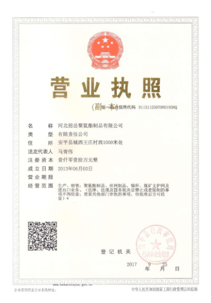 營業(yè)執(zhí)照